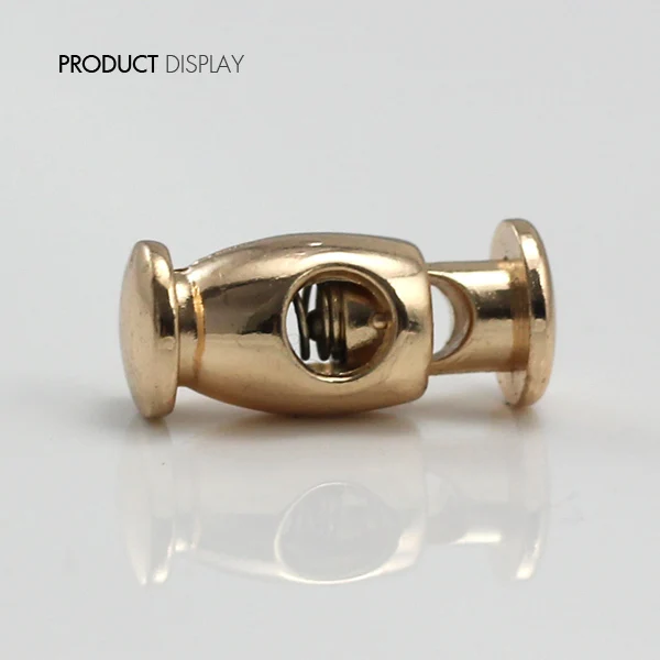 Металлическая баррель пробка тумблер шнур замки шнурок золотой тон