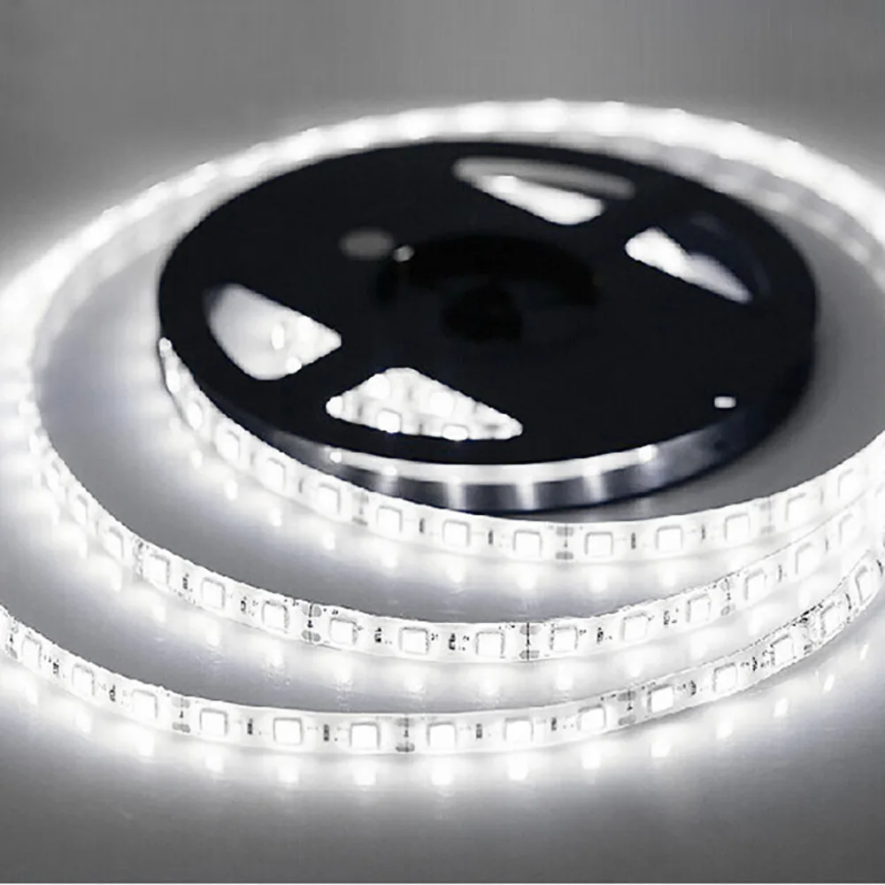 Светодиодная лента 64 Вт белая лампа 6500K 5120lm 300 5050 SMD (12 В постоянного тока/500 см)|led