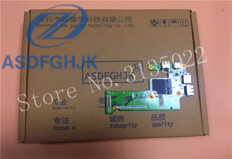 48.4HH22.011 для Dell Inspiron 15R N5010 DG15 плата ввода вывода 488.4hh02. 011 USB E SATA Lan DC 01002 100% ТЕСТ ОК|lan