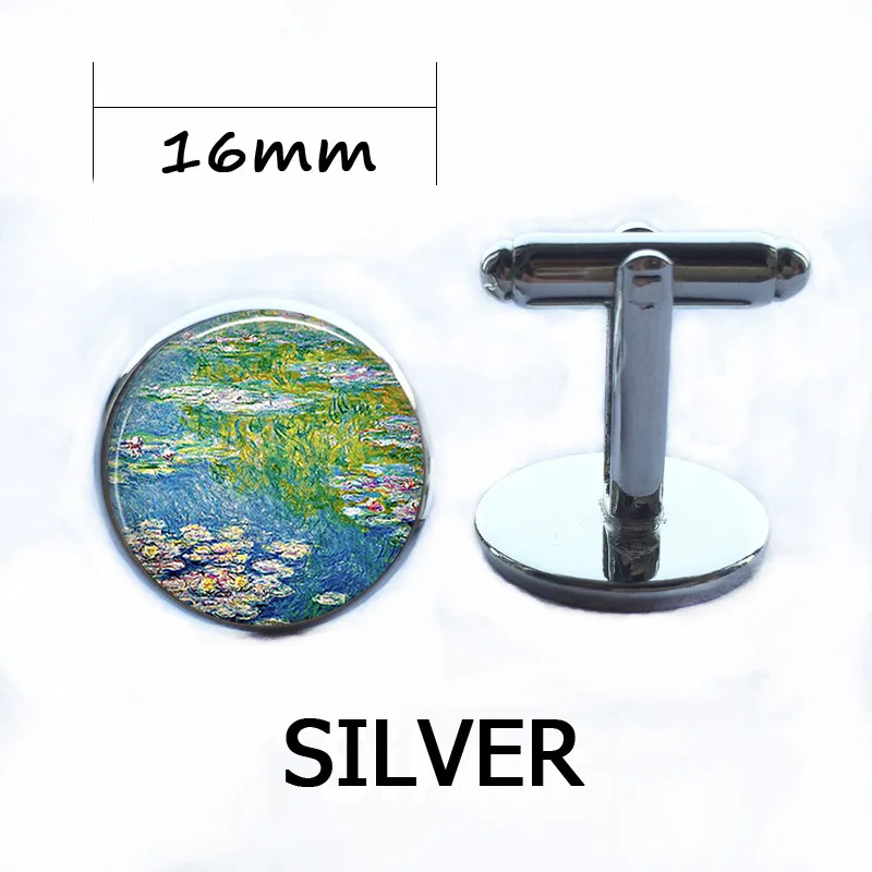 Моне водяная Лилия пруд колье с кулоном отлично подходит кабошоны разрисованные