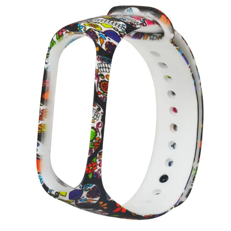 Choifoo 1 шт. для Xiaomi Mi Band 3 ремешок окрашенный браслет силиконовый Correa умные часы