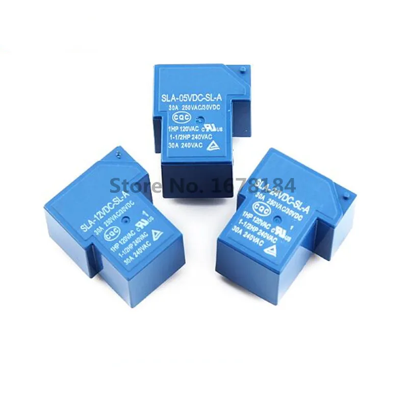 Бесплатная Доставка 2 шт./лот Мощность реле SLA 05VDC SL A 12VDC 24VDC 09VDC 5 В 12 24 постоянного