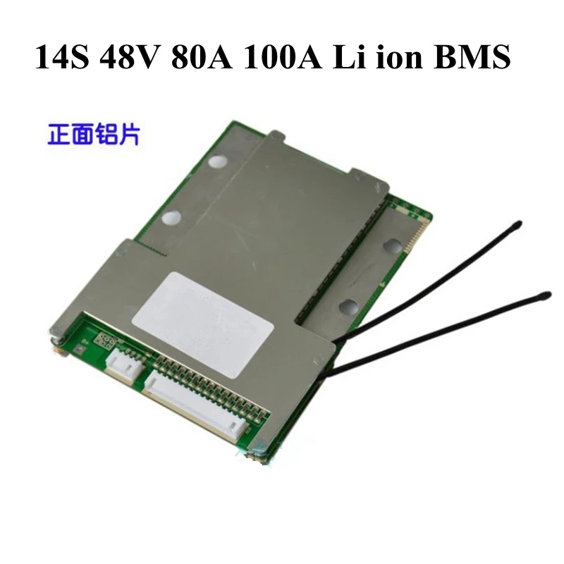 

Водонепроницаемая литий-полимерная батарея Bluetooth BMS 14S, 48 В, 80 А, 100 А