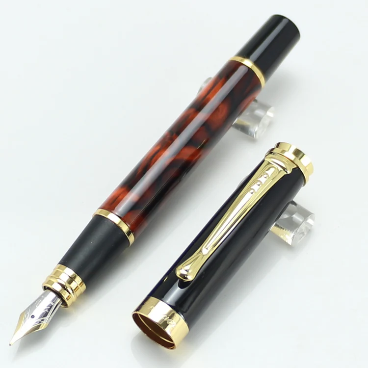 Jinhao 500 Королевский синий и красный цвета Мрамор и золотой 7 цветов на выбор М Перьевая ручка канцелярские школьные и канцелярские принадлежности, пишущие ручка