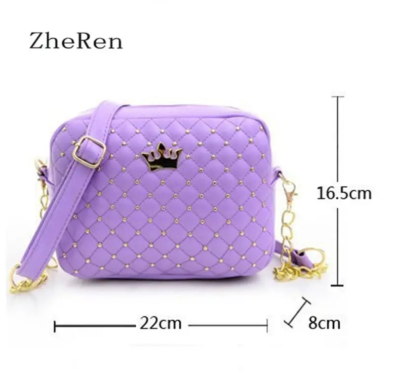 Nueva Bolsa de Remache Cadena Hombro Bolsos Diseño Alta Calidad Del Bolso femenino Caliente Las Señoras LA PU Cuero Crossbody | Багаж и