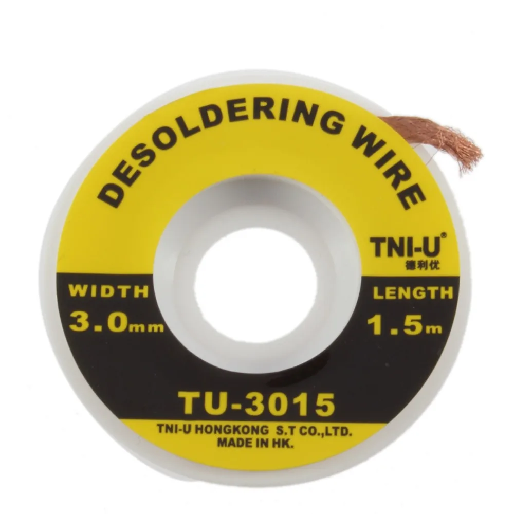 1 Безопасность 5 футов 2 мм BGA паяльная проволочной оплетки припоя для снятия
