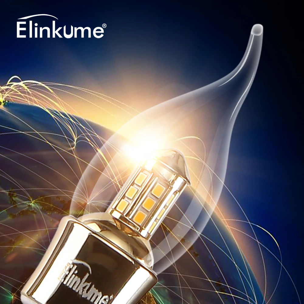 MUMENG E14 светодио дный свечки 2835SMD лампы высокой Яркость 5 Вт SMD2835 18 25 s AC85-265V теплый