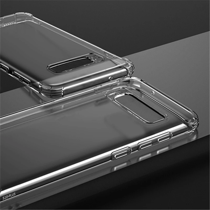 Прозрачный мягкий чехол из ТПУ с кристаллами для Samsung Galaxy S10e S8 S9 S10 Plus Note 9 8 защита