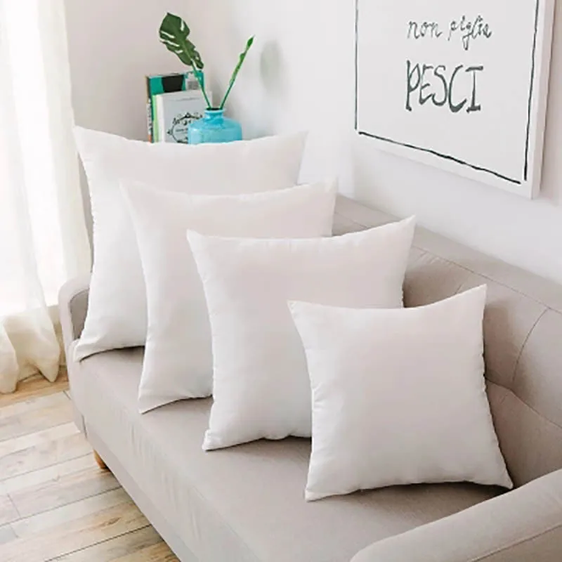 White Head Pillow Filling for Sleeping Bed Sore Neck Square Cotton Filler Non-woven Bedding Core Inner Cushion Pad | Дом и сад