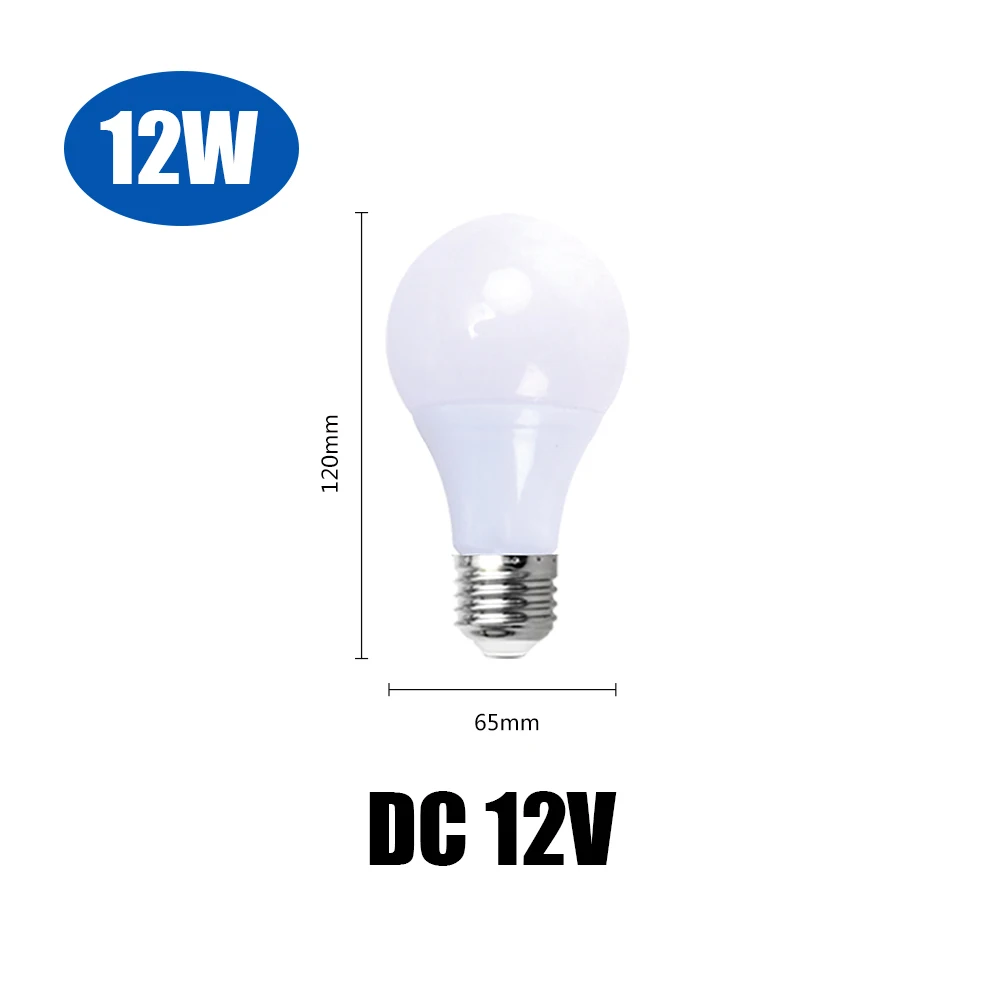 

Светодиодная лампа Heetech E27 DC 12V 3W-36W