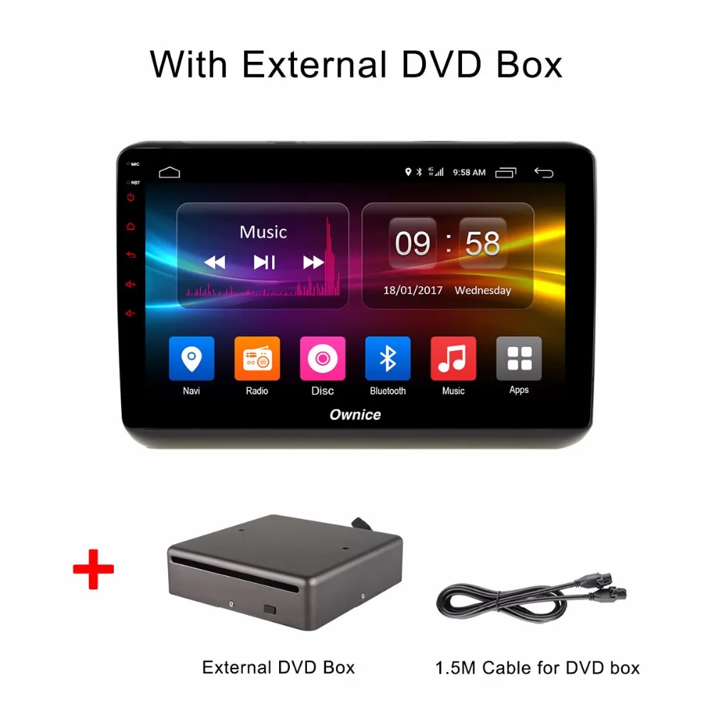 10 1 дюймовый Android 6 0 Восьмиядерный 2 Гб ОЗУ + 32 ПЗУ автомобильный DVD плеер для Honda Vezel