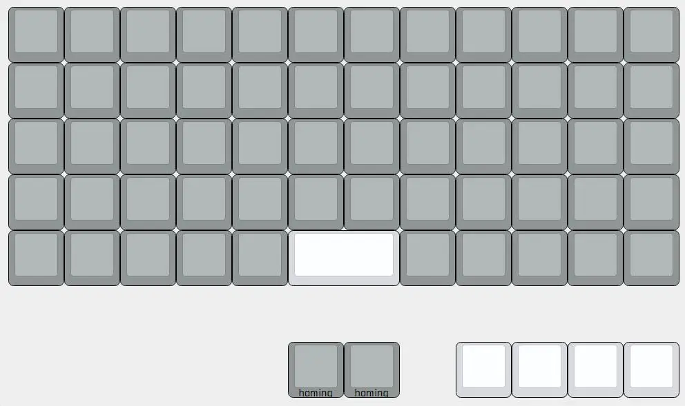 Пустые колпачки XDA preonic Keyset пустые аналогичные DSA для MX механической клавиатуры Ergo