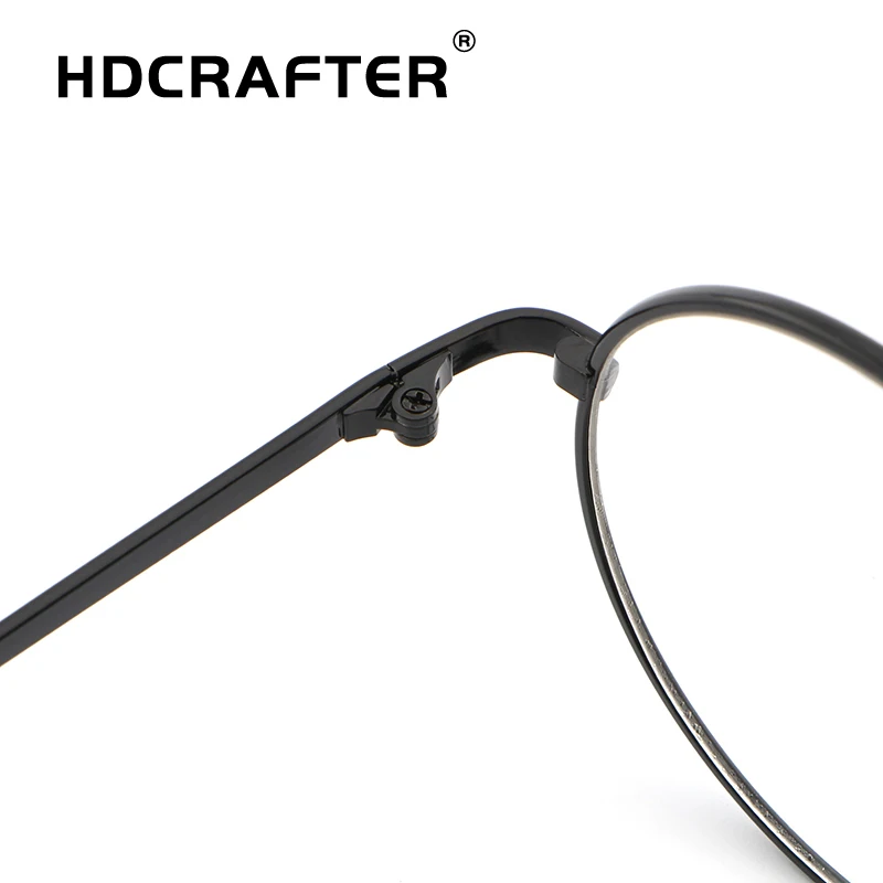 HDCRAFTER металла круглая оправа для очков Женщины Круглый Мода стеклянные женские
