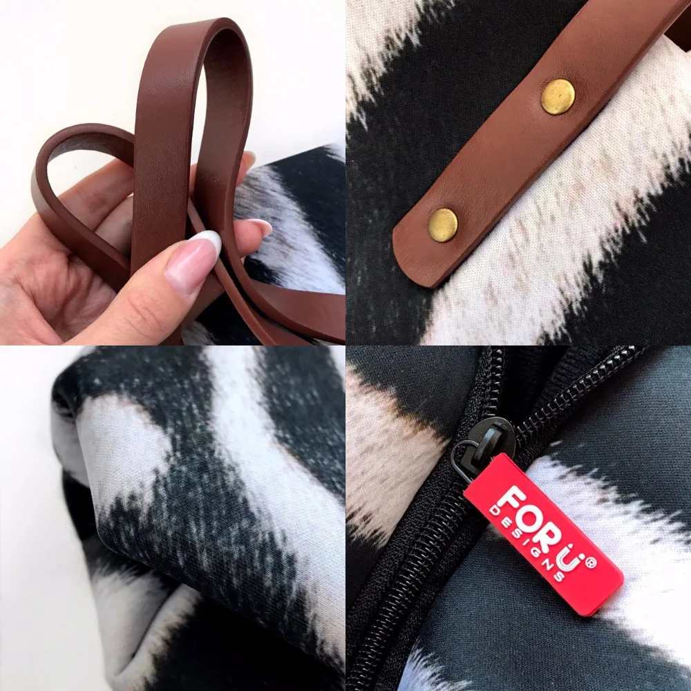 Женская сумка для покупок FORUDESIGNS Boston Terrier большая летняя розовая тоут девочек