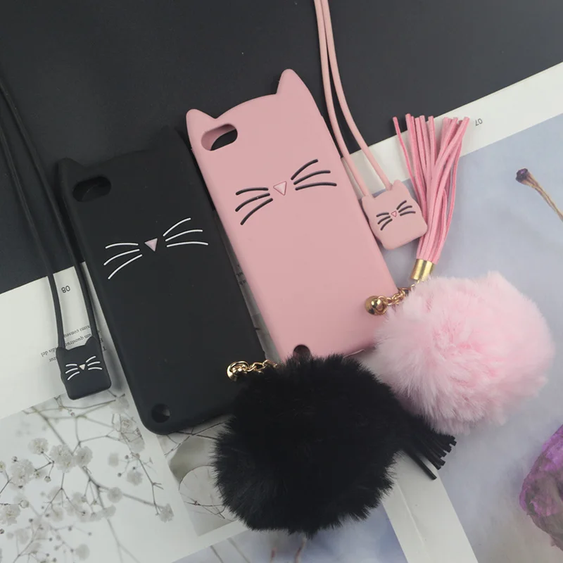 Силиконовый чехол с милыми объемными рисунками для Apple iPod Touch 6 s японский