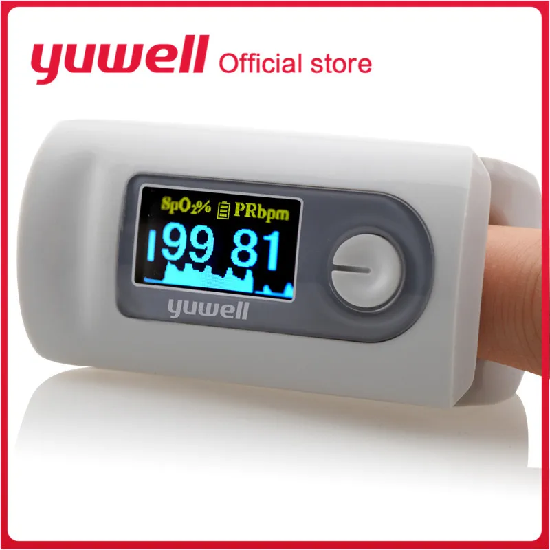 YX301 Yuwell YX305/YX301/YX100 портативный Пульс палец SPO2 PR монитор оксиметр насыщение крови кислородом здоровье светодиодный дисплей кончик пальца - Цвет: YX301