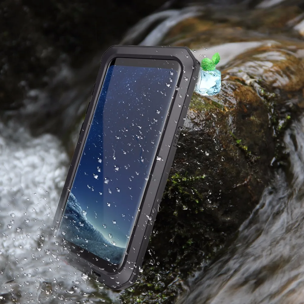 Для samsung Galaxy S5 S6 S7 край S10+ S10E S9 S8 S10 плюс Чехол Алюминий металлический противоударный бронированный чехол для Note 10 плюс 9 8 5 4 3