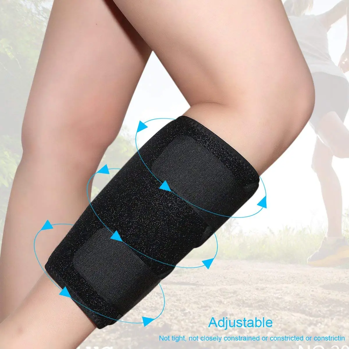 

1 Pair Neoprene Compression Calf Sleeve Adjustable Calf Support Sport Football Running Leg Protection Sleeve Cover Shin Wrap