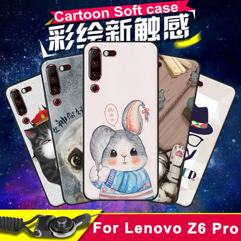 Чехол для Lenovo Z6 Pro HD мультяшный рисунок мягкий силиконовый чехол телефона Z6Pro L78051