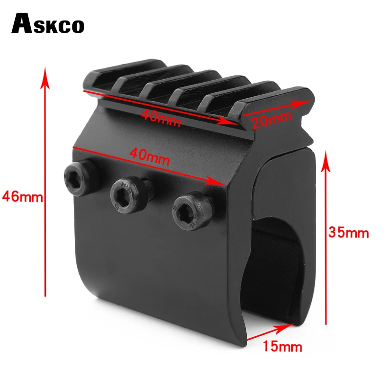 Tactical Hunting 20mm Picatinny Rail Weaver Base Adapter Rifle Gun Scope Converter Laser Sight Flashlight Mount |