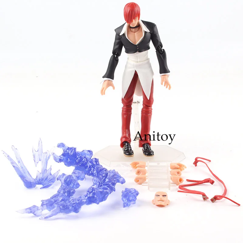 Figma 095 in bag Король бойцов 98 конечный матч Figma SP-094 Кио Кусанаги/Figma SP-095 Iori Yagami ПВХ Фигурки Коллекционная модель игрушки - Цвет: Figma 095 in bag