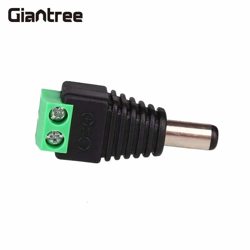 Giantree 10 шт. 5,5*2,1 мм бесмощный припой адаптер соединения для CCTV видеокамеры DC Мужской Джек JR-52DC