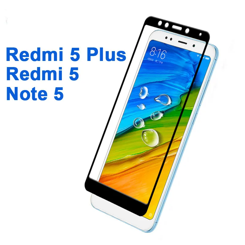 3D закаленное стекло для Xiaomi Redmi note 5 Global note5 Pro Полное покрытие 9 HD Защита экрана Plus