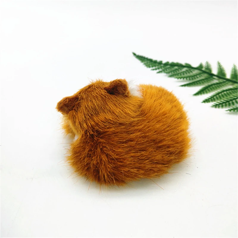 2 цвета Имитационные украшения лисы для домашнего декора пушистые плюшевые