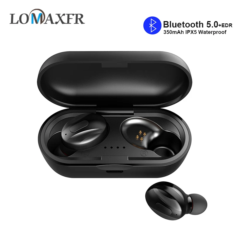 Беспроводные наушники HiFi TWS Bluetooth 5 0 Mini Earbuds 5D стерео спортивные водонепроницаемые