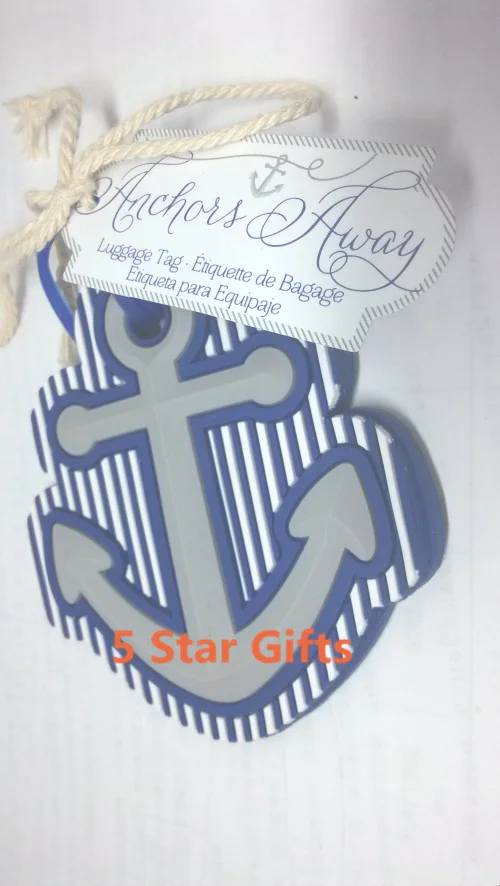 Пляжная бирка для багажа в форме якоря свадебного торжества Свадебный душ