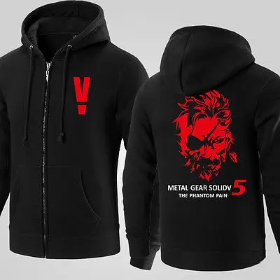 Game MGS 5 Metal Gear Solid V The Phantom Pain толстовки с капюшоном со змеиным узором хлопковые