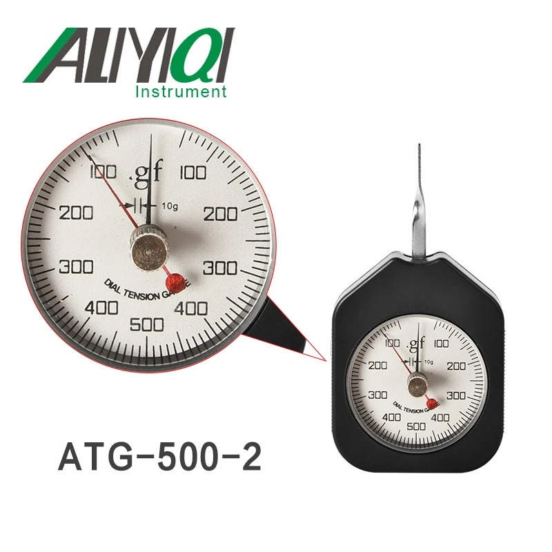 

500g Dial Tension Gauge Tensionmeter Force Gauge Double Pointers (ATG-500-2)Tensiometro