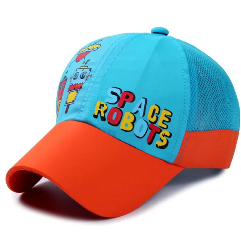 

1 Pcs Korean Cute Cartoon Children Baseball Caps Spring Summer Cotton Brand Snapback Hats For Boy And Girl Net Cap 8565