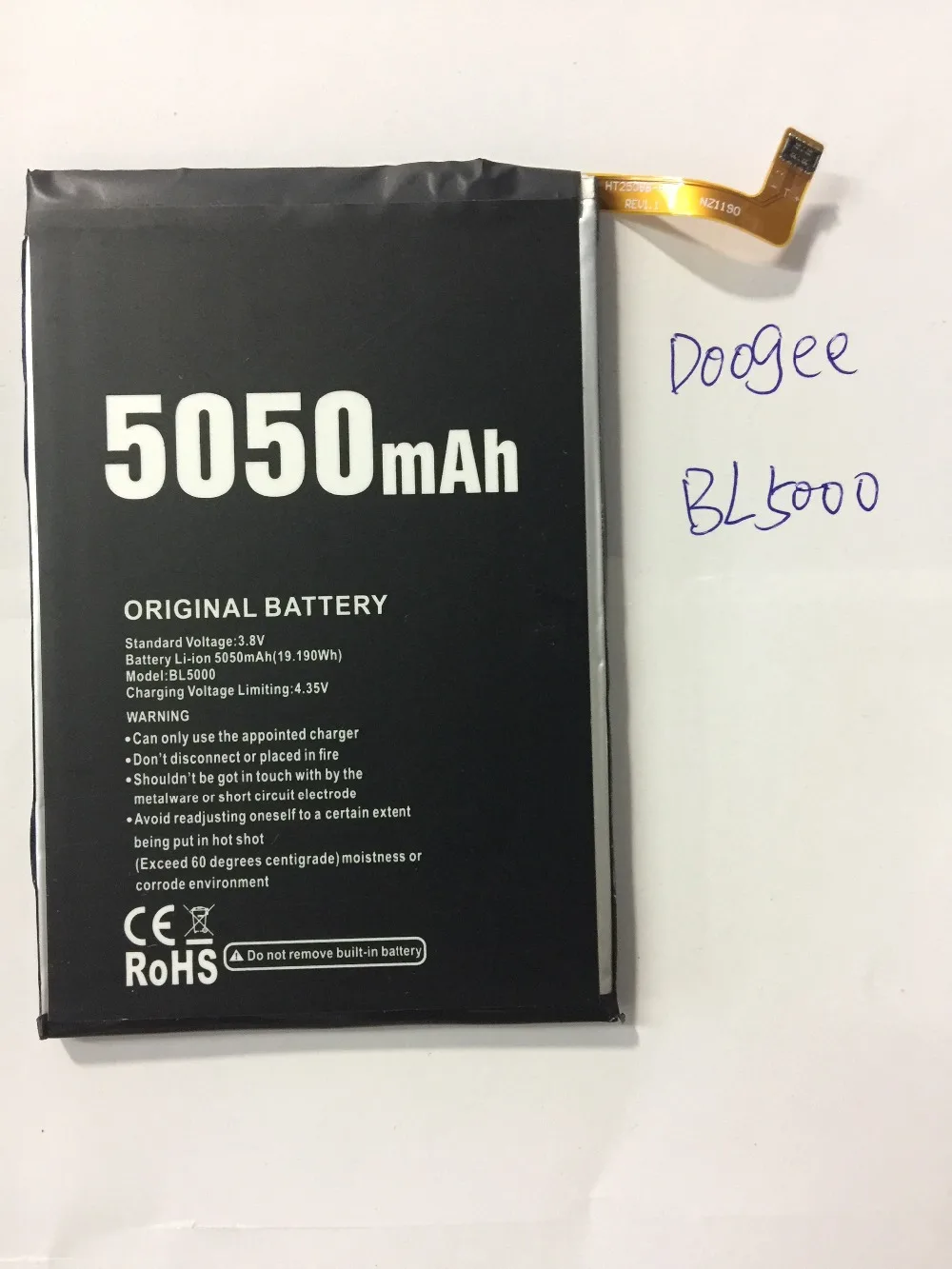 100% новый запасной аккумулятор Doogee BL5000 5050 мАч запасные части для смартфона