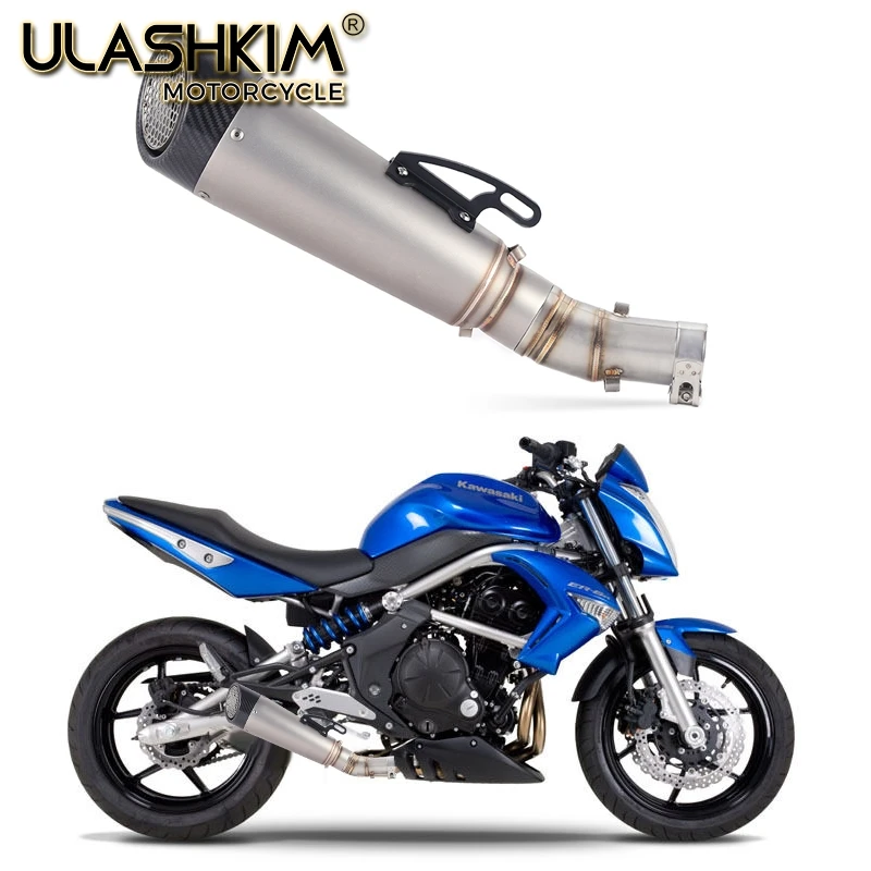 ER 6N 6F глушитель для мотоцикла средняя труба полная система слипоны kawasaki ER6N ER6F