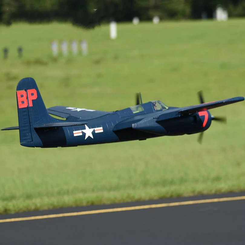 Радиоуправляемый самолет FMS 1700 мм 1 7 м F7F тигровый Кот двойной двигатель