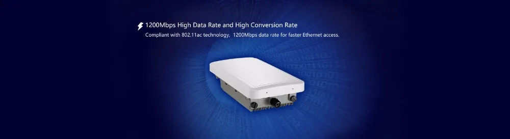 3 км-5 км 1200 Мбит/с 2 4 ГГц CPE wifi-маршрутизатор открытый 5 8 Wi-Fi повторитель удлинитель