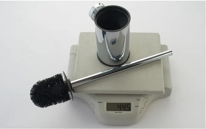 

Free Shipping New Modern Bathroom Accessories Wall Mounted Chrome Finish Bathroom Toilet Brush Holder C844