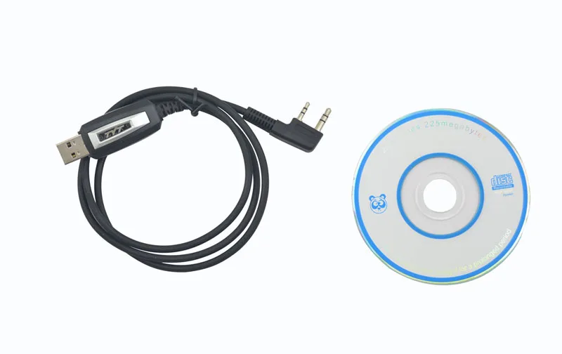 USB PC Programming Cable w/ software CD Driver for TYT Tytera DMR Digital Portable Two-way Radio MD-380 | Мобильные телефоны и