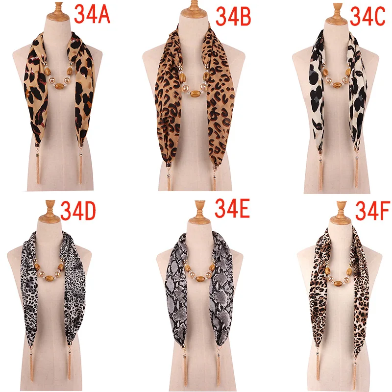 Mixed 48 Design Pendant Scarf Jewelry Women Necklace Fashion Style Beads Tassel Soft Free Shipping |