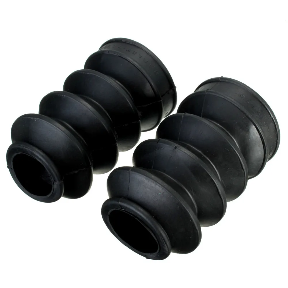 Мотоциклетные черные 39 мм передняя вилка резиновые чехлы Гетры сапоги для Harley