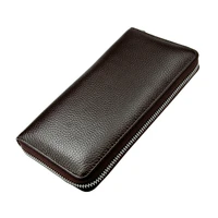 multifunction mens clutch wallet long zipper wallet fashion male coin purse cell phone bag zipper men card holder