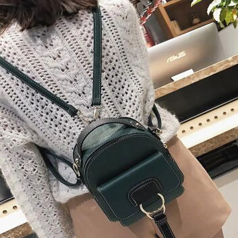 Женский кожаный рюкзак детский мини-рюкзак милый для девочек-подростков с