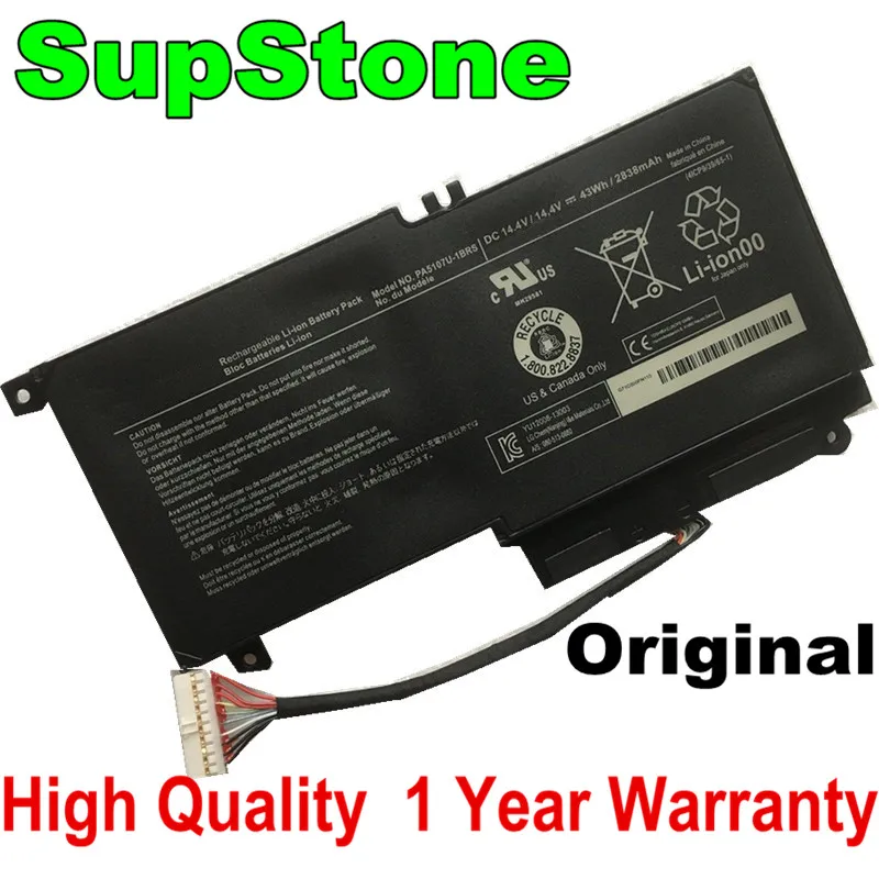 SupStone OEM PA5107U PA5107U-1BRS Аккумулятор для Toshiba Satellite L45 L45D L50 S55 P55 L55 L55T P50 P50-A P55 S55-A5294 S55-A-5275