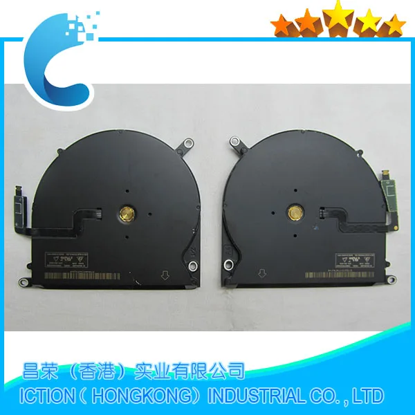 Оригинальный вентилятор охлаждения ЦП левый и правый Комплект для Macbook Pro Retina 15 4