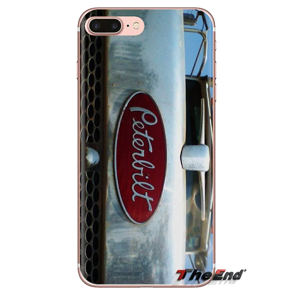 Peterbilt Trucks Metal Sheet Car For Samsung Galaxy A3 A5 A7 A9 A8 Star A6 Plus 2018 2015 2016 2017 Transparent Soft Cases Cover |
