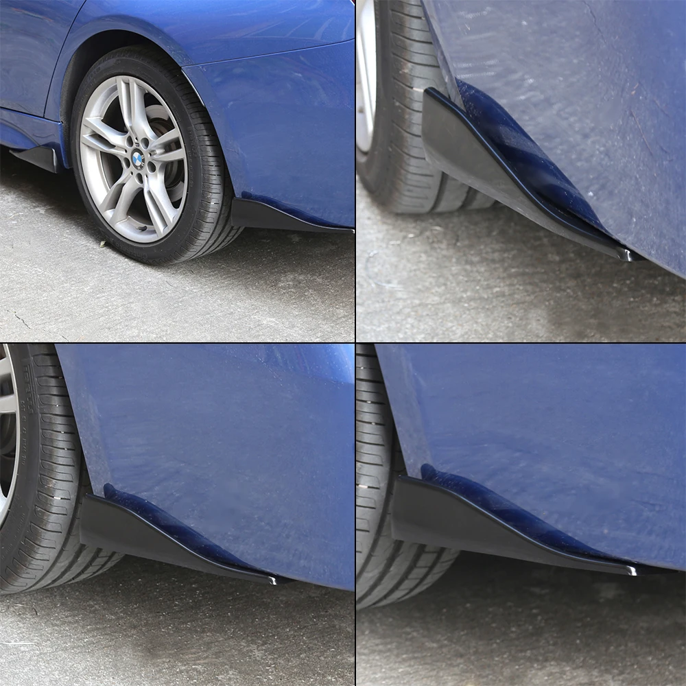 Универсальный автомобильный диффузор из углеродного волокна 2 шт. против царапин