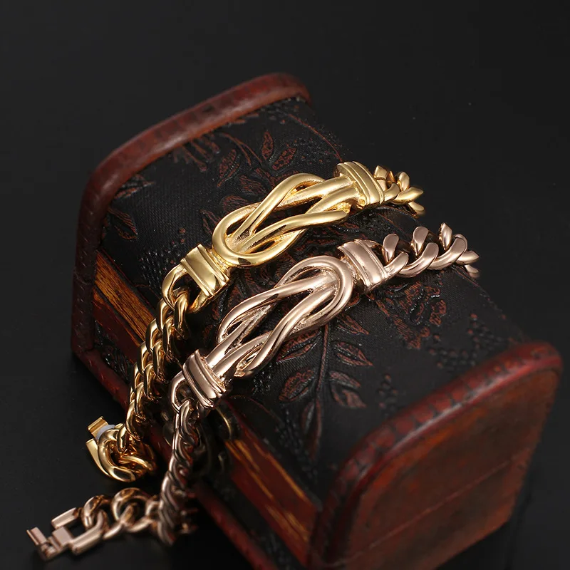 

Men's Chain Explosion Style Personality Creativity Minmetals Titanium Steel Bracelet