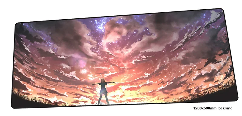 Искусство Коврик для мыши с изображением Size1200x500mm Закрытая край игровой коврик