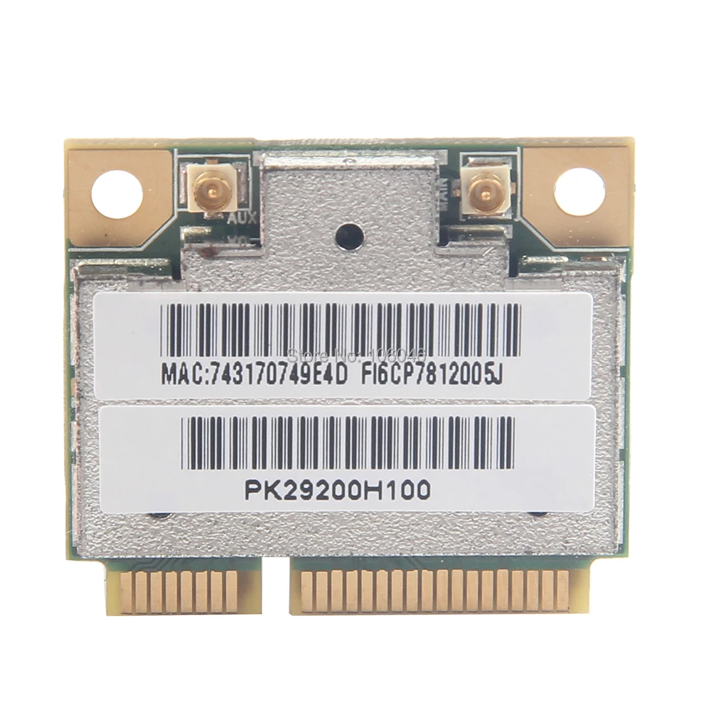 Realtek RTL8191se половина высота Mini Pci прибытие-e беспроводной wi-fi WLAN 802.11b / g n 2.4 ГГц 150 Мбит